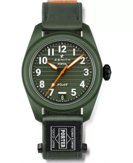 Zenith Pilot 49.4001.3620/63.I001 Automatic Porter Limited Edition Watch 40mm