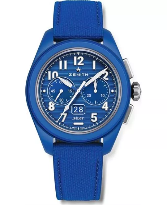 Zenith Pilot 49.4002.3652/51.I009 Big Date Flyback 160th Anniversary Edition Limtied Watch 42.5mm