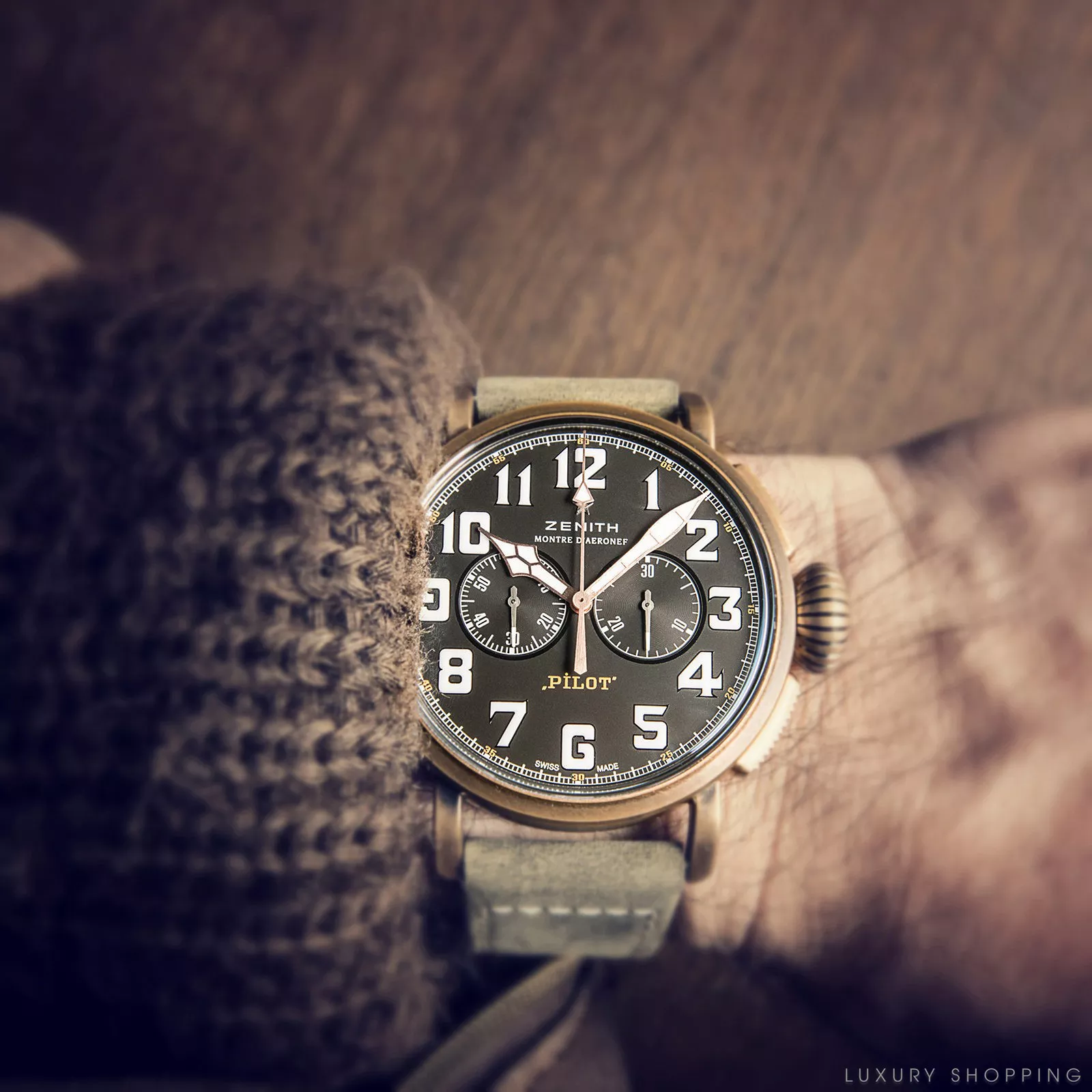 Zenith Pilot Type 20 Chronograph Watch 45mm