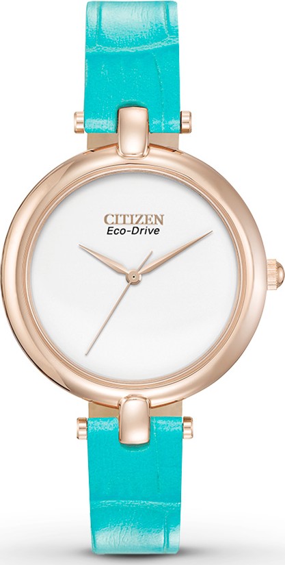  Citizen Silhouette Rose Gold-Tone Watch 34mm