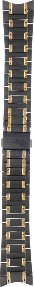 Citizen Black Coated Steel Bracelet 20/18