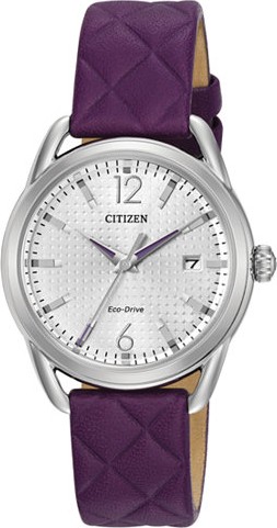 Citizen Drive Purple Quilted Watch 34mm