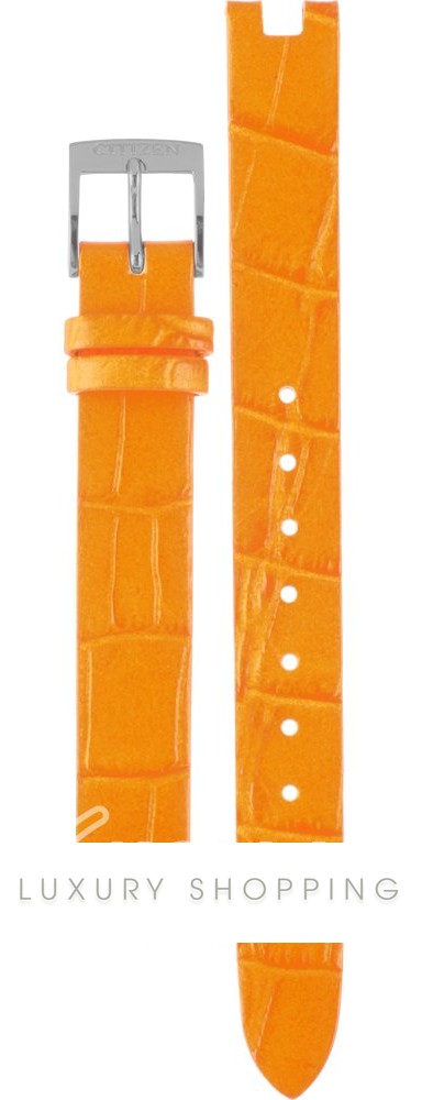 Citizen Orange Leather Strap 12mm