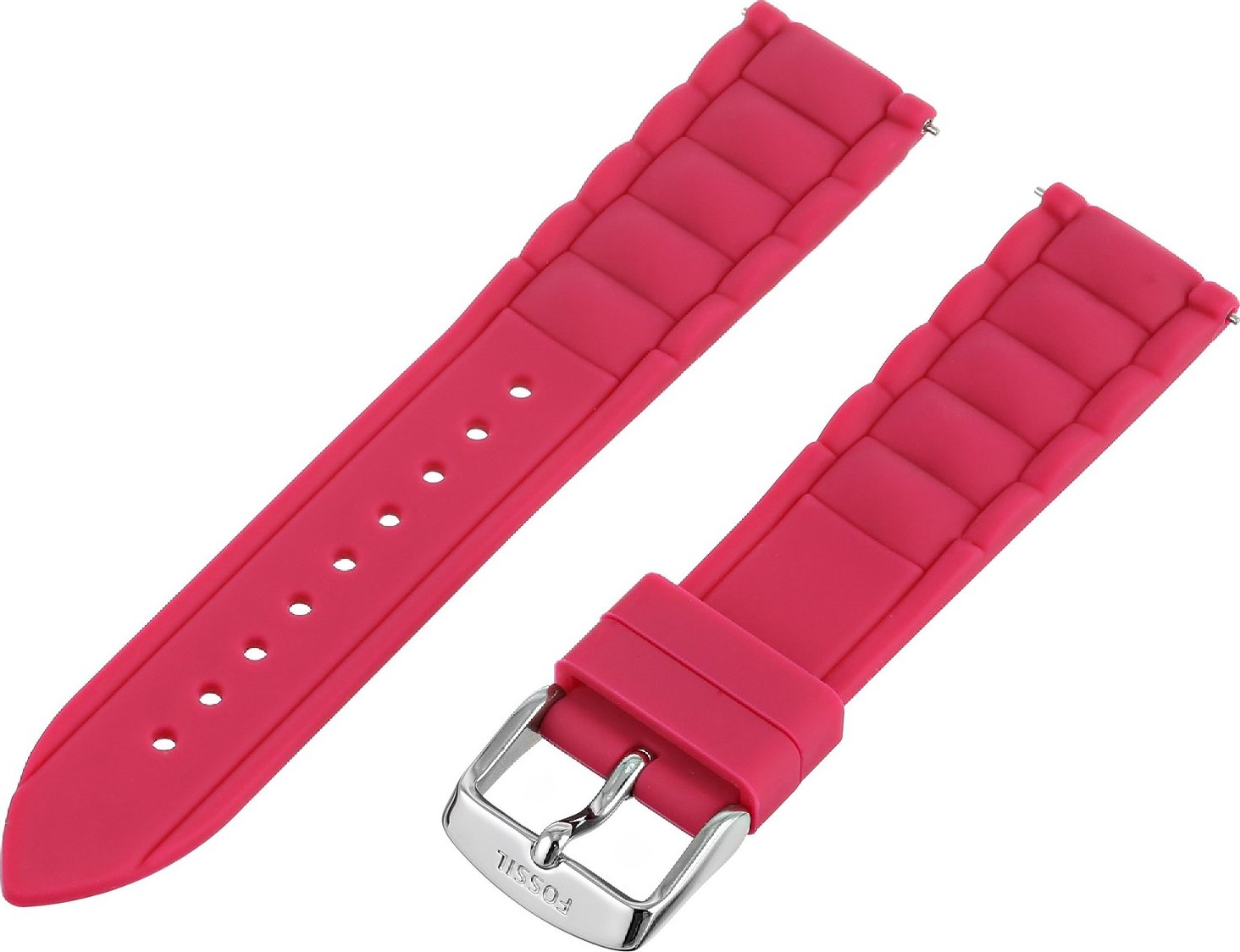 Fossil Silicone Purple Watch Strap 20mm
