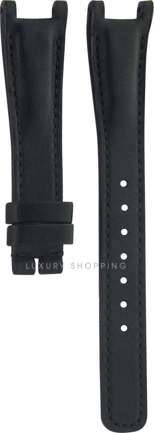 Gucci 133.5 Leather Black Original Watch Strap 16/12