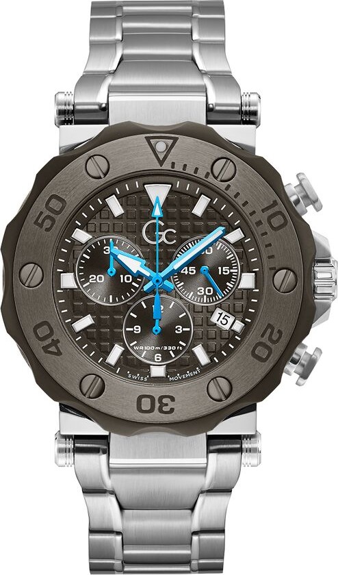 Guess Gc Divercode Chrono Metal 44mm