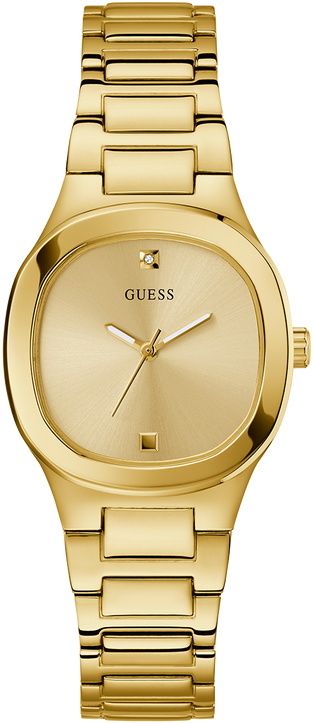 Guess Headline Diamond Gold Watch 32mm