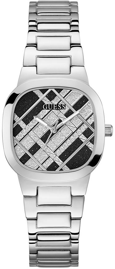 Guess Headline Silver Tone Watch 32mm