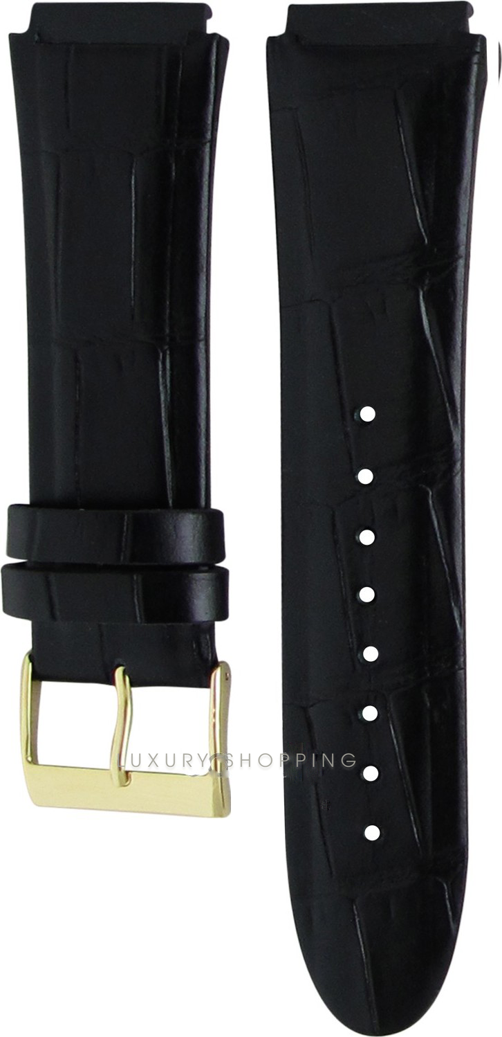 Guess Leather Black Original Watch Strap 22mm