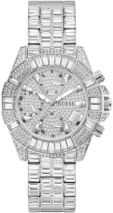 Guess Limited Edition Silver Tone Multi-function Watch 39mm