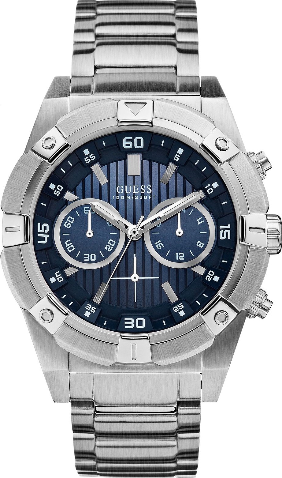 Guess Chronograph Blue Watch 44mm