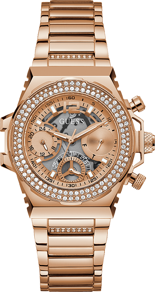 Guess Fusion Rose Gold Tone Watch 36mm