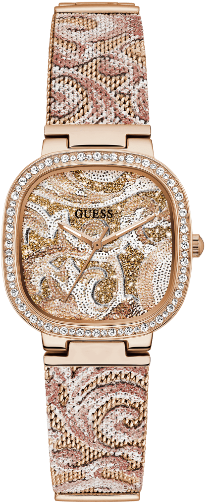 Guess Headline Rose Gold Tone Watch 32mm