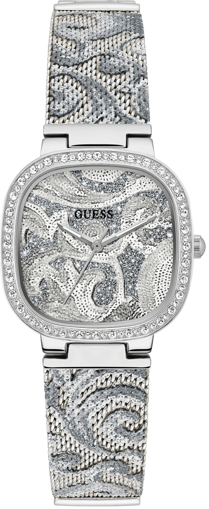 Guess Headline Silver Tone Watch 32mm