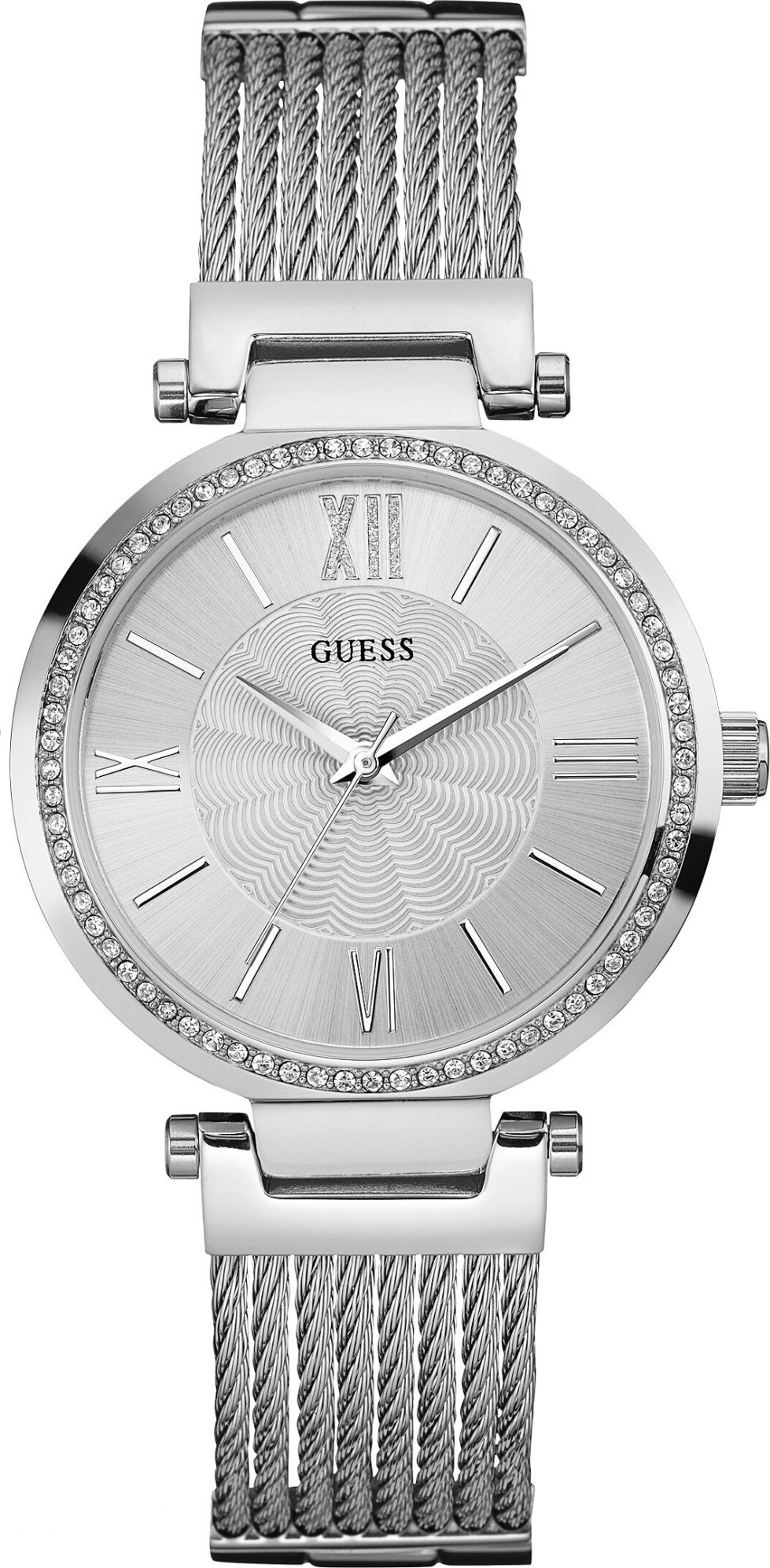 Guess Soho Silver-Tone Watch 36mm