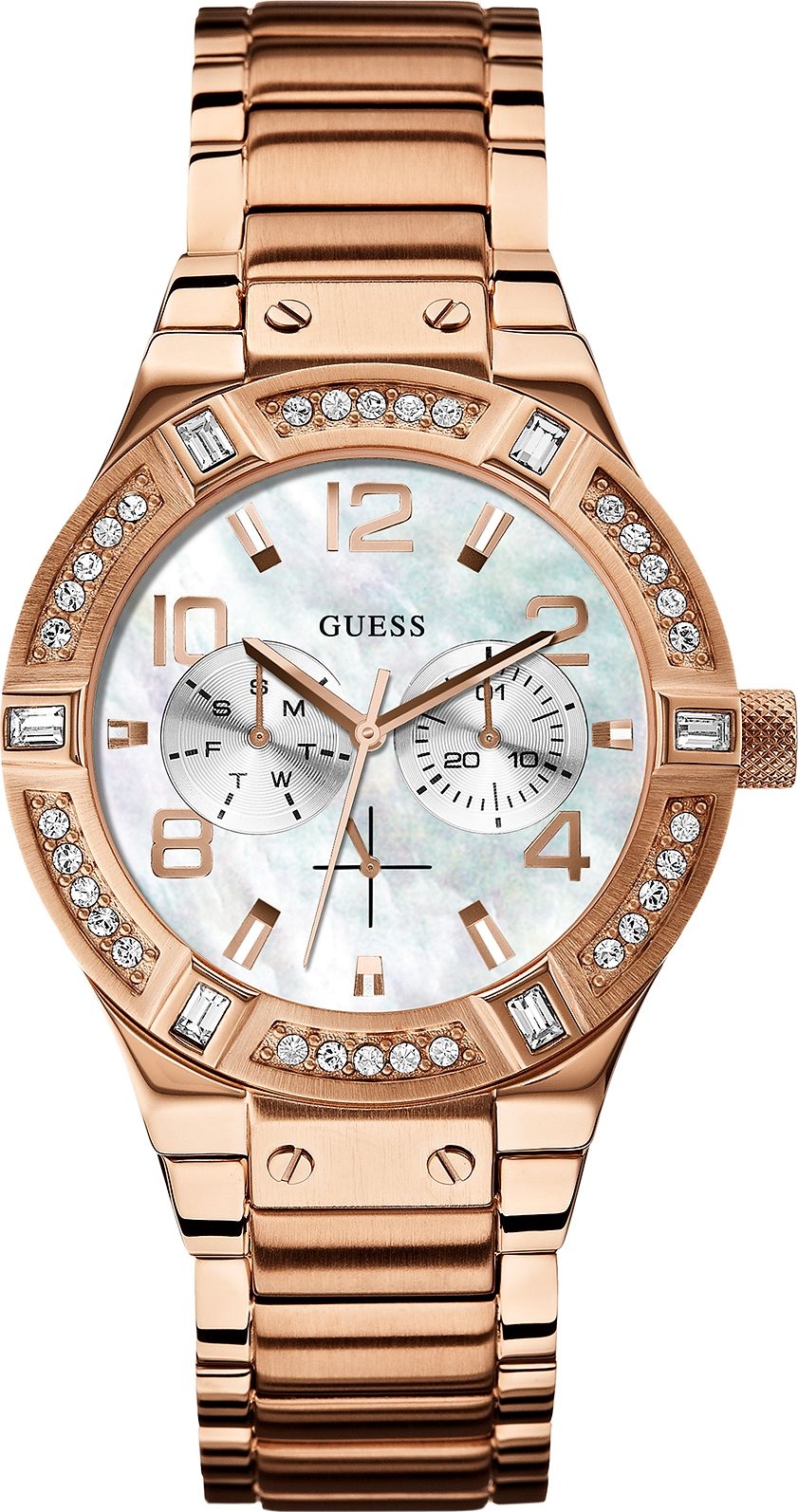 Guess Rigor Rose Gold Watch 39mm 