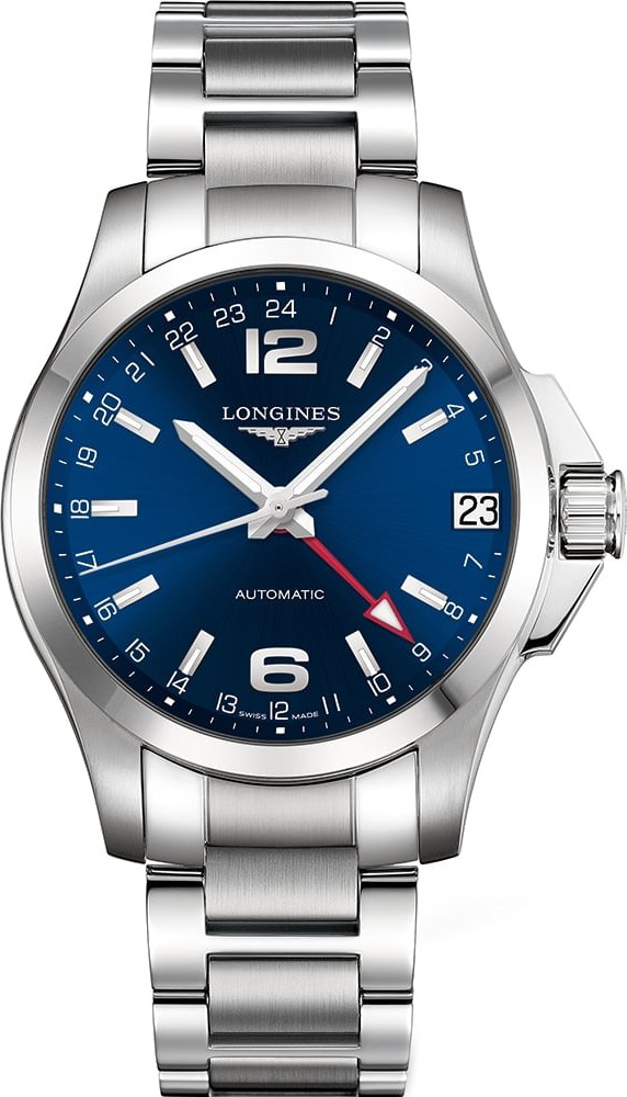 Longines Conquest GMT L3.687.4.99.6 Watch 41mm