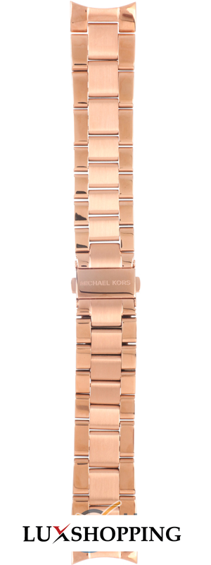 Michael Kors Mercer Rose gold coated bracelet 22mm