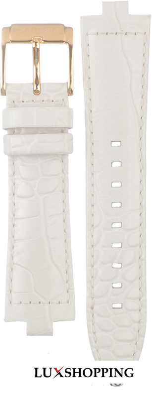 Michael Kors Straps MK5224 White leather strap 8mm