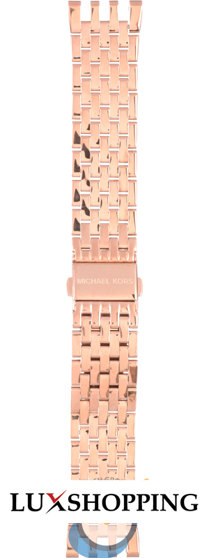 Michael Kors Straps Rose gold coated stainless 20mm