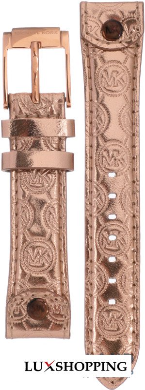 Michael Kors Straps Taylor Copper Leather Strap 18mm