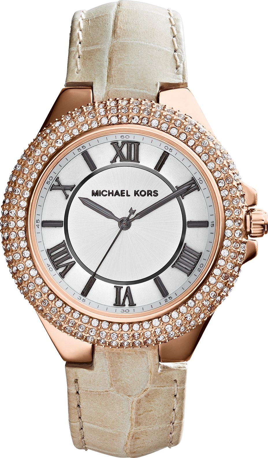 Michael Kors Camille Embossed Croco Watch 43mm 