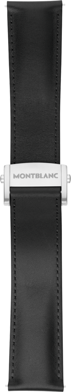Montblanc Summit 2 Black Leather Strap 22mm
