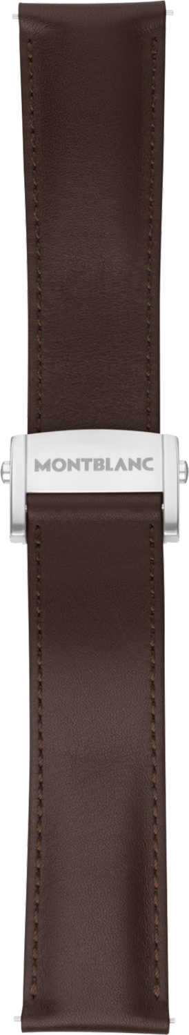 Montblanc Summit 2 Sapphire Brown Leather Strap 22mm