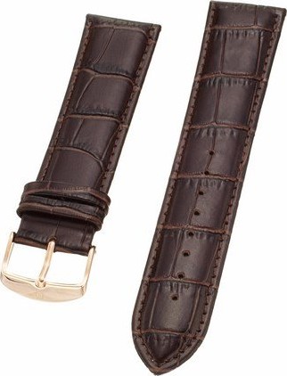 Stuhrling Original Mens brown leather strap  24mm