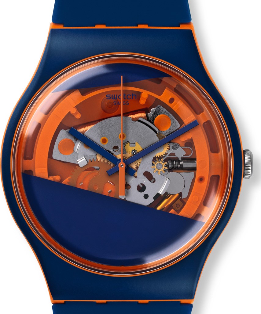 Swatch Myrtil-Tech Skeleton Quartz Men's 41mm