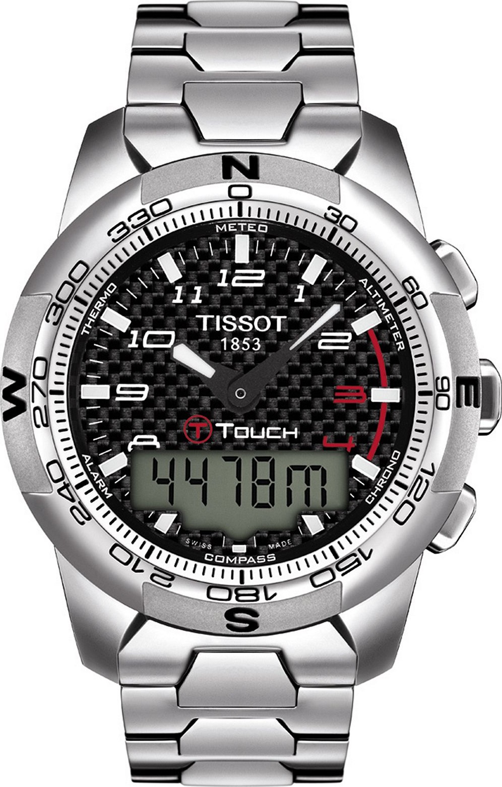 Tissot T-Touch II T047.420.44.207.00 Watch 43mm