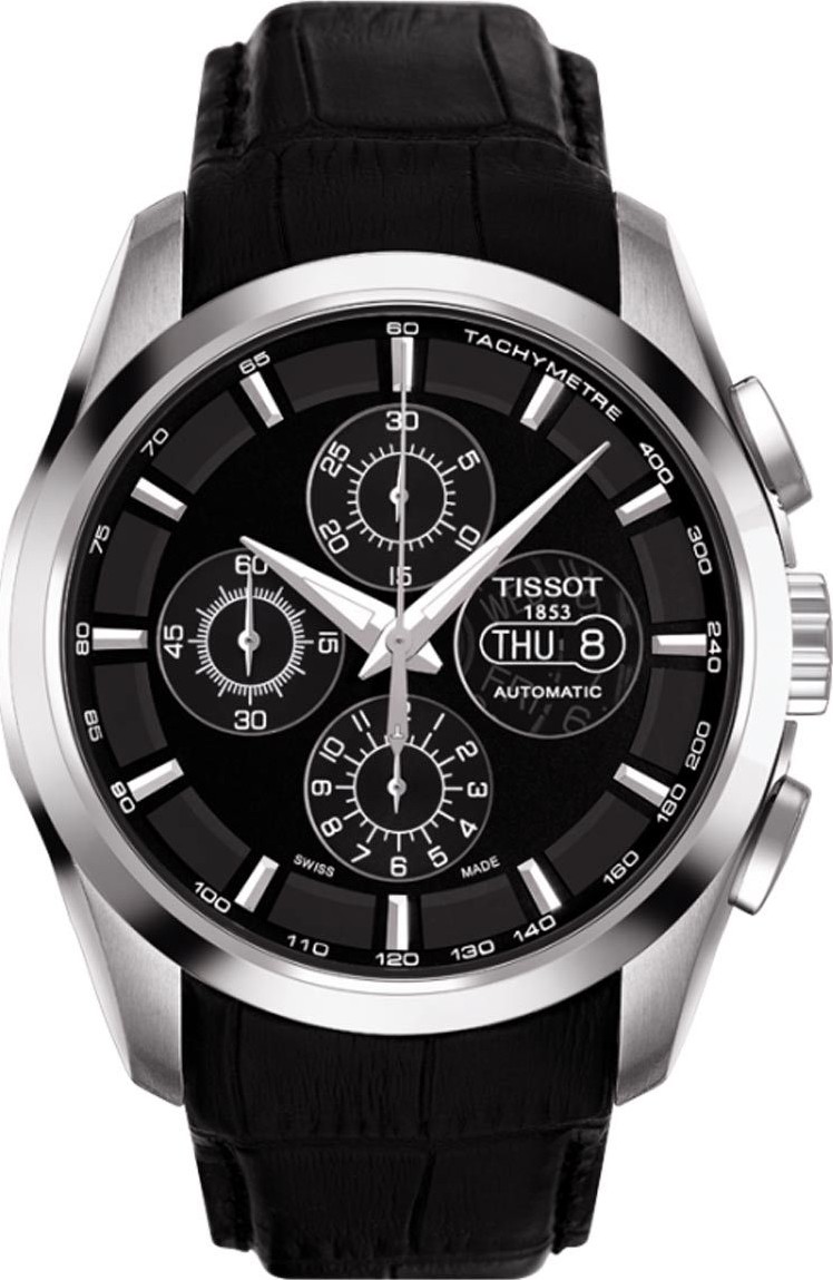 Tissot Couturier T035.614.16.051.00 Valjoux Watch 43mm