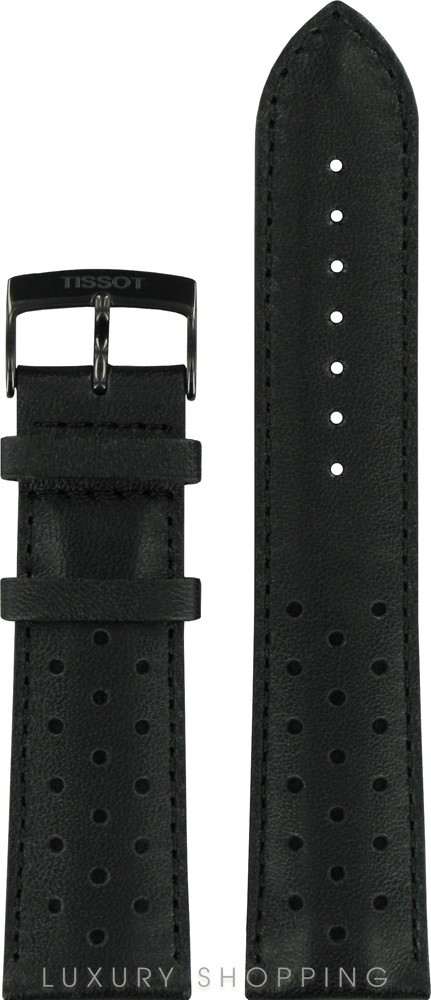 Tissot V8 Black Leather Strap 22/20mm