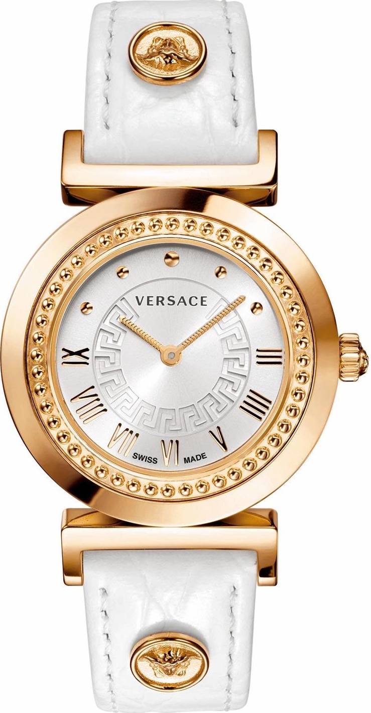 Versace Vanity Calfskin Women's Watch 35mm