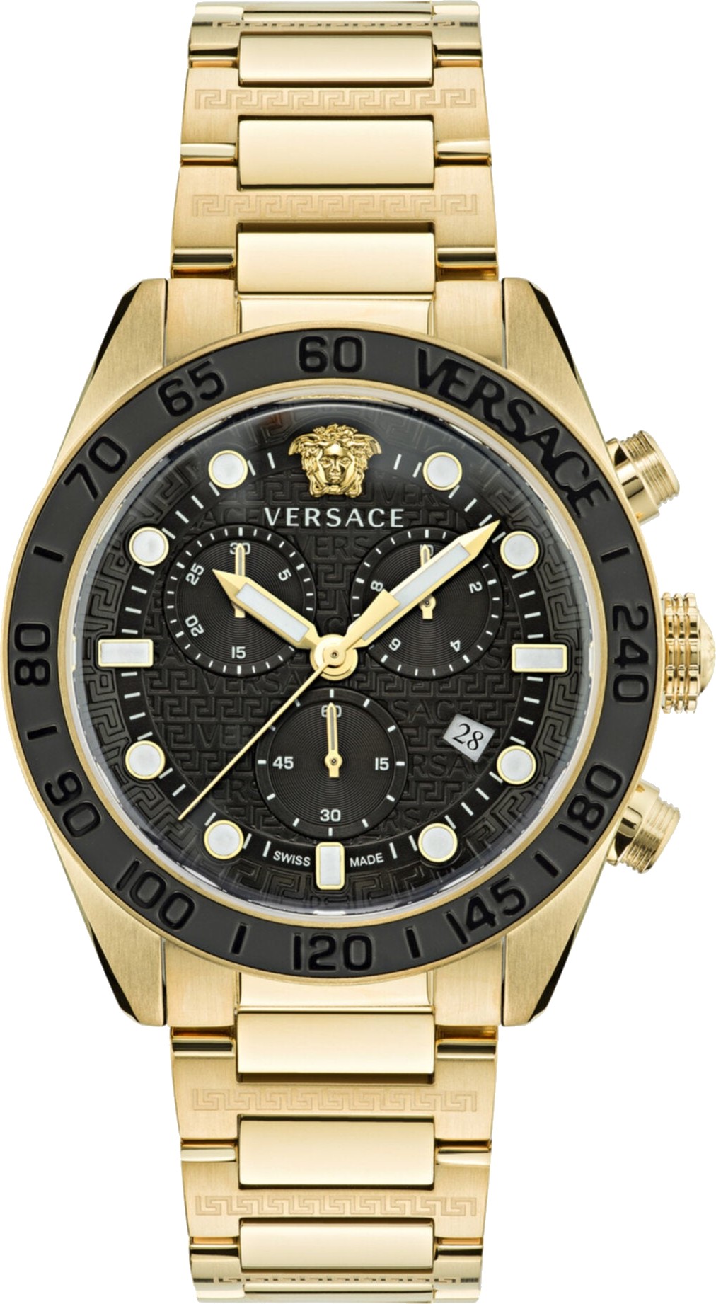 Versace Greca Dome Chrono Watch 43mm