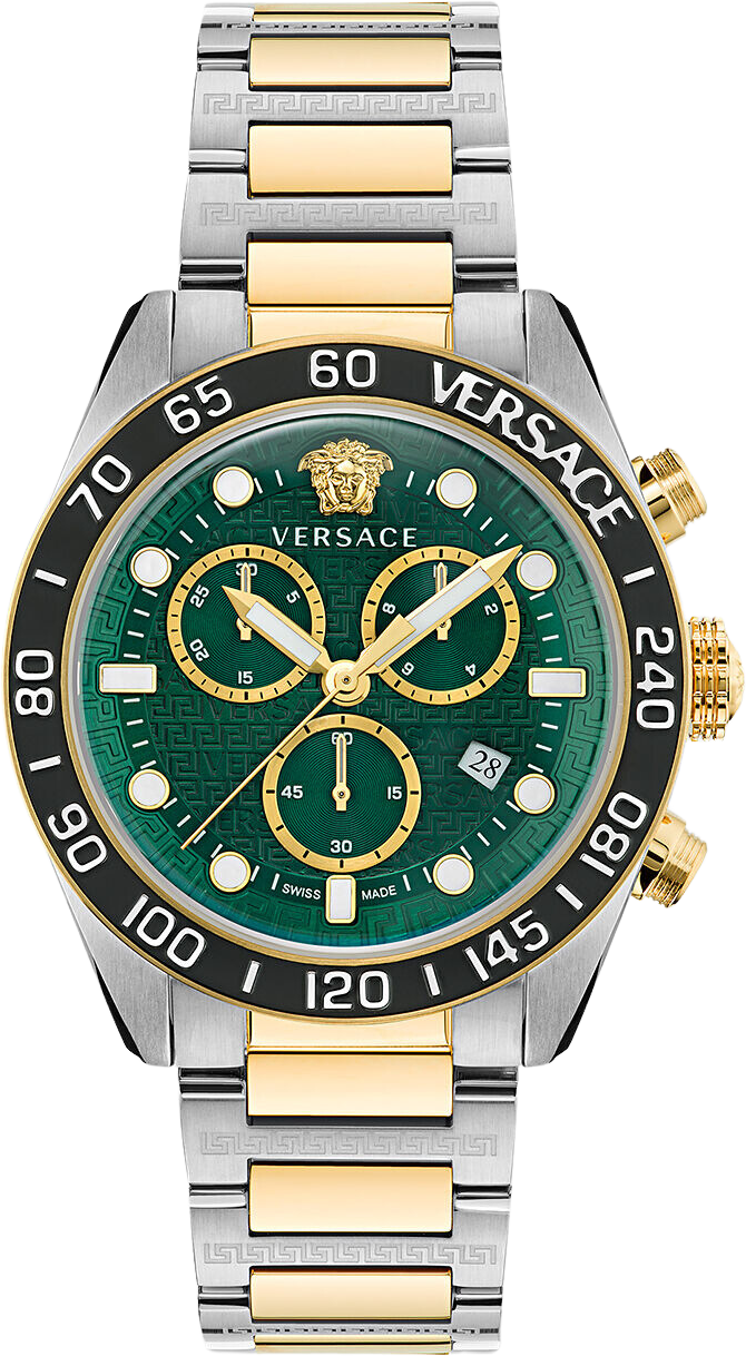 Versace Greca Dome Chrono Watch 43mm