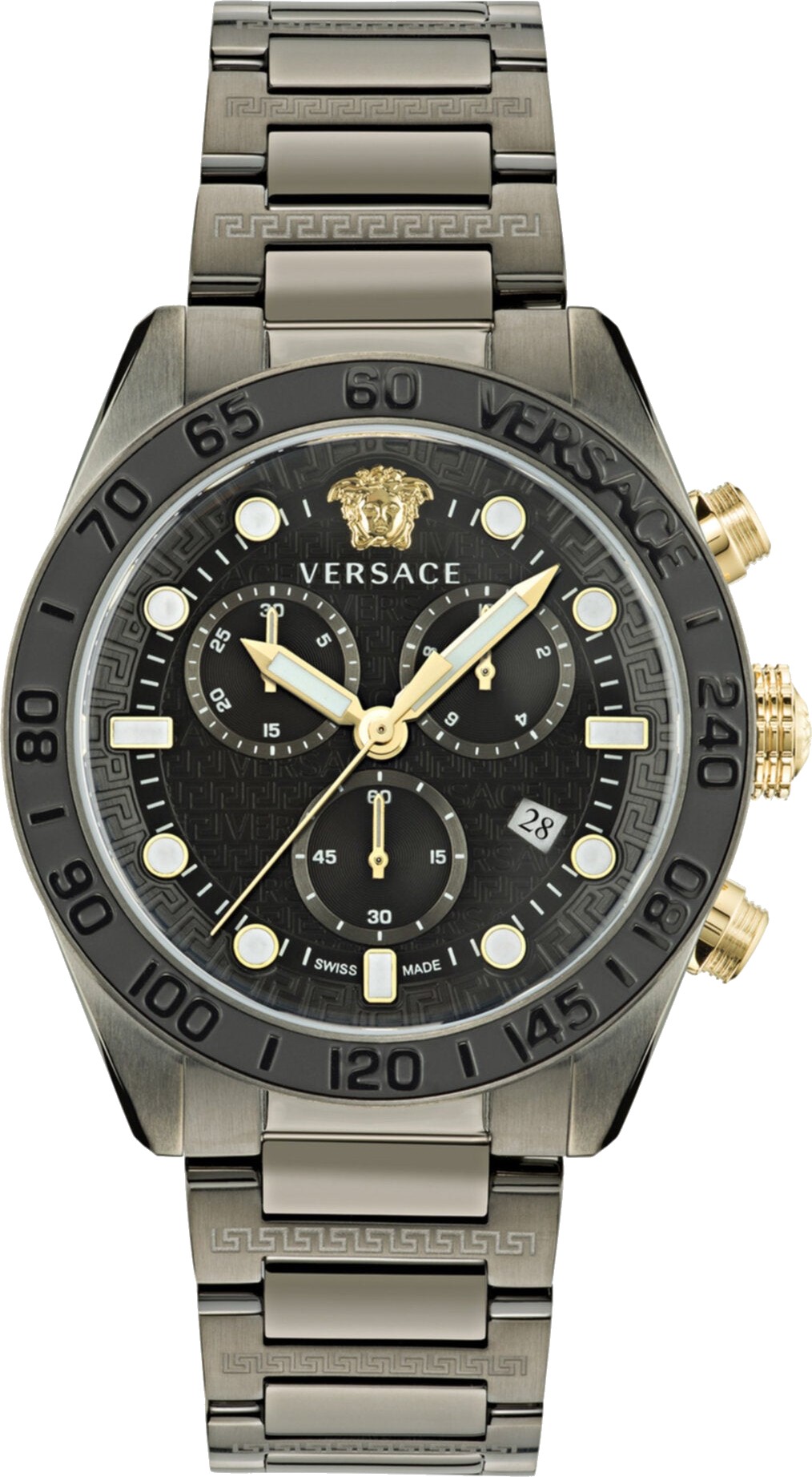 Versace Greca Dome Chrono Watch 43mm