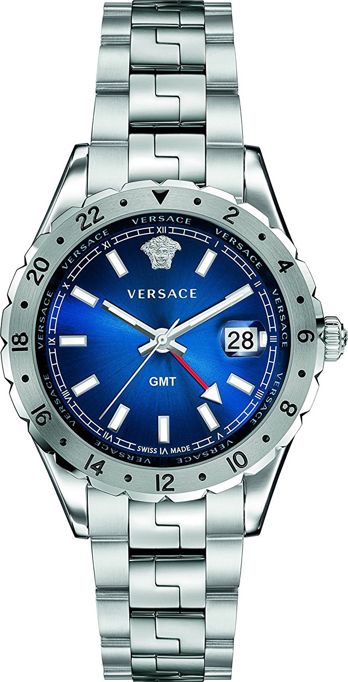 Versace HELLENYIUM GMT Swiss Watch 42mm
