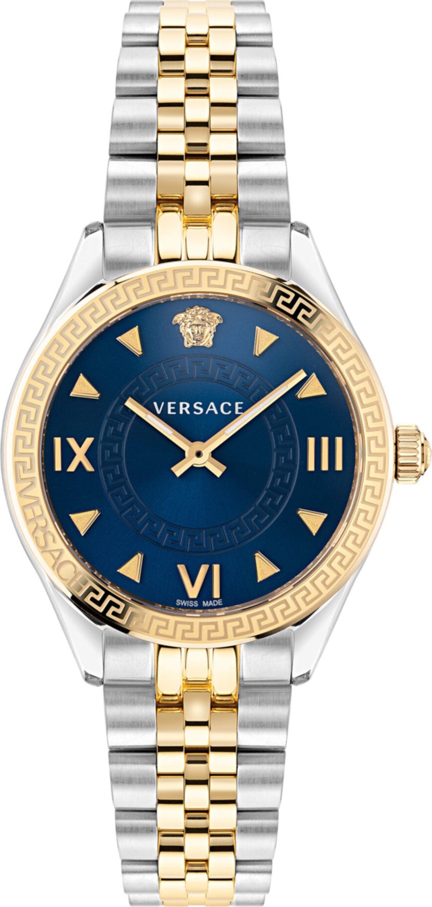 Versace Hellenyium Leather Watch 36MM