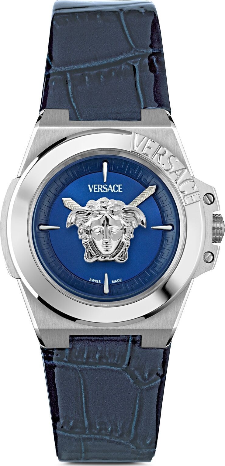 Versace Hera Blue Tone Watch 37mm