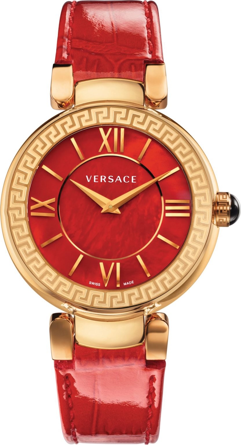 Versace Leda Swiss Quartz Red Watch 38mm