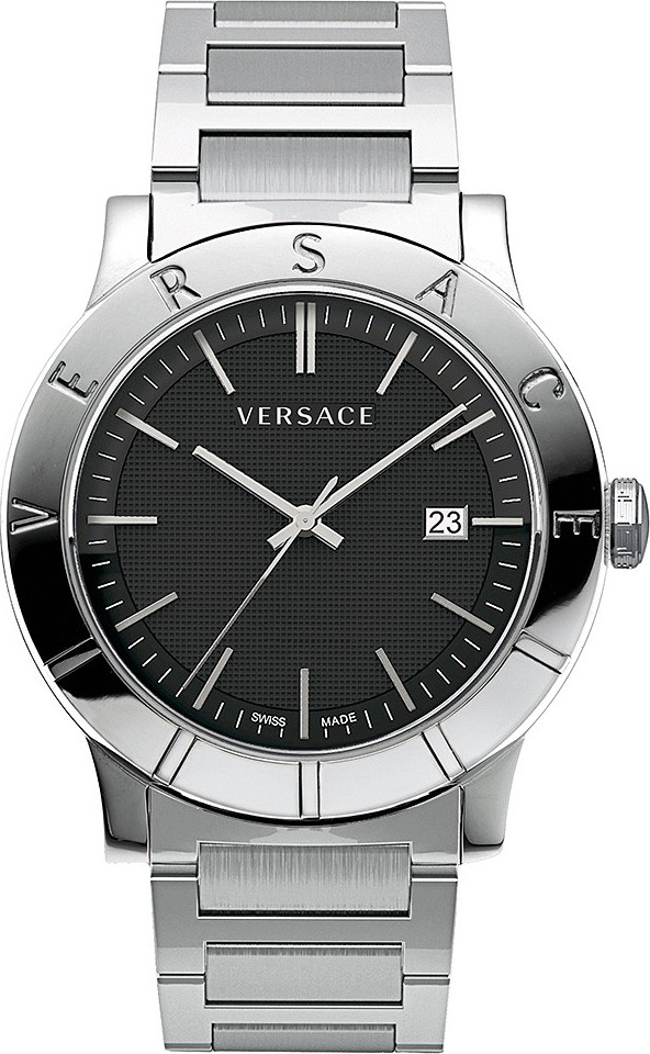 Versace Acron Stainless Steel Watch 43mm