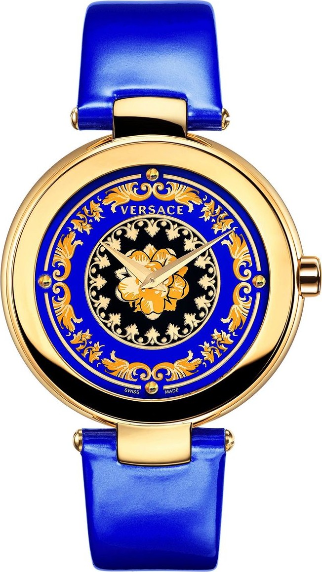 Versace Mystique Foulard Swiss Blue Watch 36mm