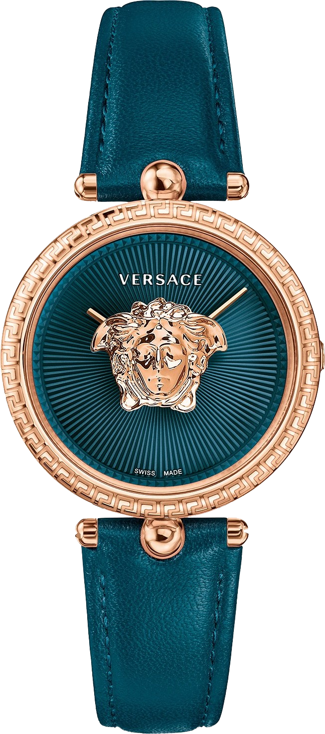 Versace Palazzo Empire Teal Watch 34mm