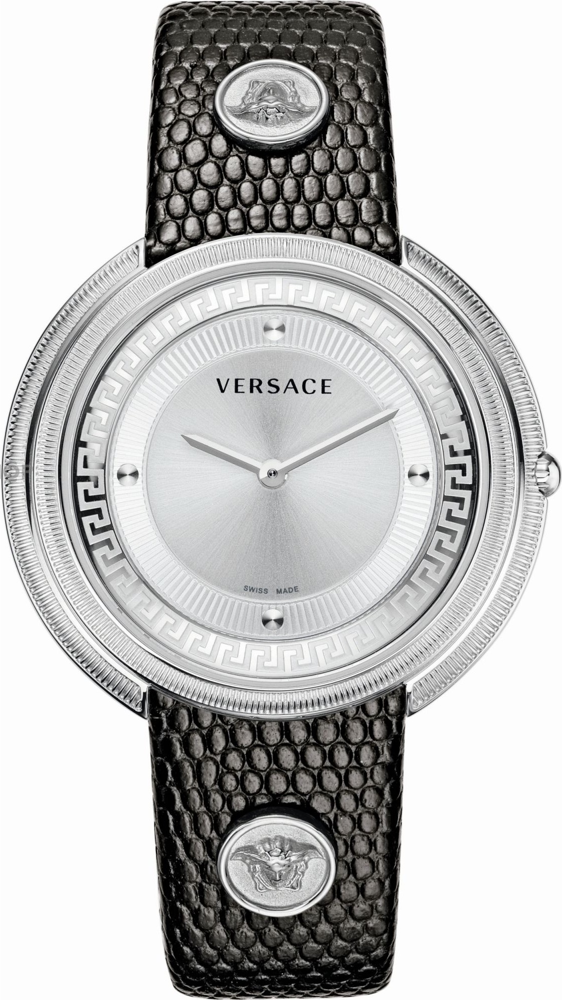 Versace Thea Silver Sunray Women's  Watch 39mm
